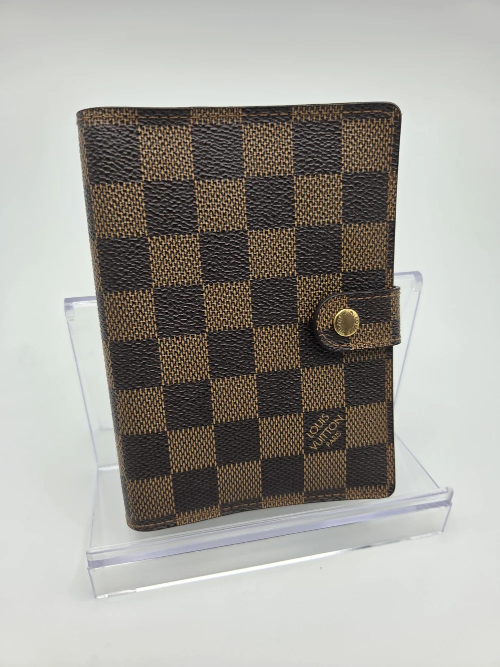 Authentic Preloved Louis Vuitton Brown Damier Ebene Agenda PM